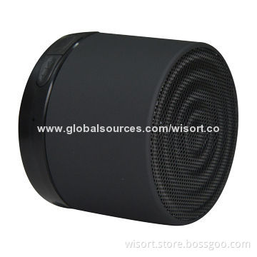 WS-505 Mini Round Speaker with Full and Rich Low-end Response, Good Bass